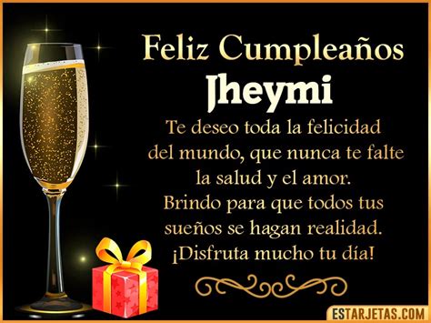 Feliz Cumpleaños Jheymi Imágenes  Tarjetas Y Mensajes