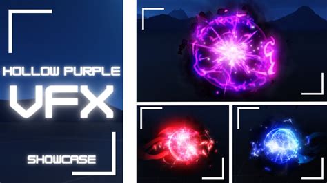 Roblox Studio Hollow Purple Vfx Showcase Youtube