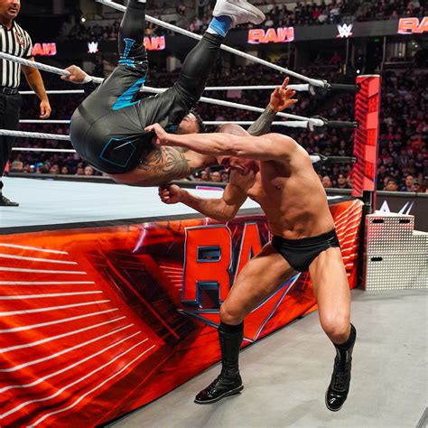 Jey Uso Vs Gunther Monday Night Raw February 19 2024 WWE Photo