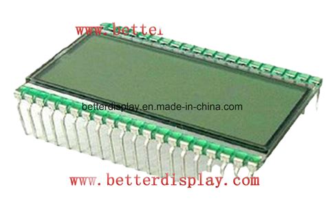 Tn LCD Panel With Pin Connector Background For Gray Green China Tn