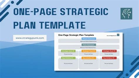 Introducing Our One-Page Strategic Plan Template (Free PPT)