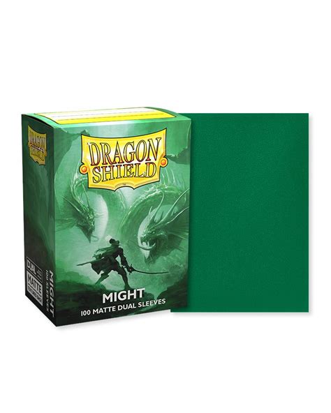 Dragon Shield Dual Matte Standard Sleeves - Might (100-Pack) - Dragon Shield Card Sleeves - Card ...