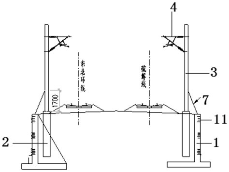 一种铁路接触网杆加固结构及其形态控制方法 爱企查