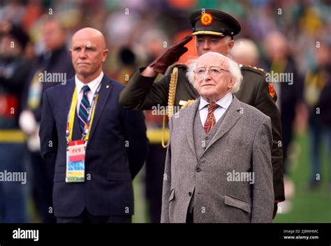 President of Ireland Michael D. Higgins during the UEFA Nations League ...