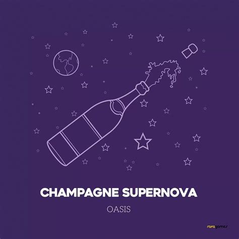 Oasis Champagne Supernova Album Cover