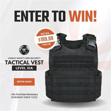 Enter To Win A Legacy Level Iiia Tactical Vest