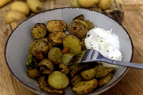 Kartoffeln mit Gemüse im Airfryer Knusprig gesund und einfach lecker