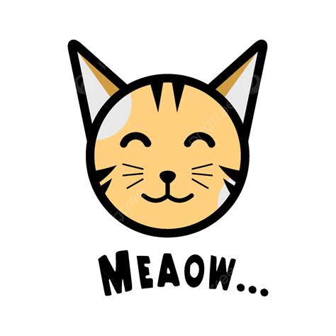 รูปcat Meow เวกเตอร์น่ารัก Png สี ลูกแมว แมวน่ารักภาพ Png และ