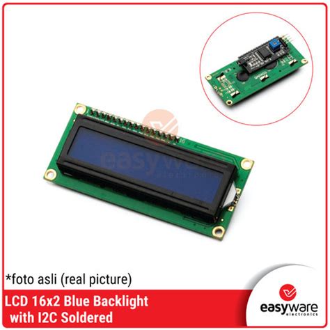 Jual Lcd X Biru Dengan I C Serial Soldered Lcd A Blue I C Serial