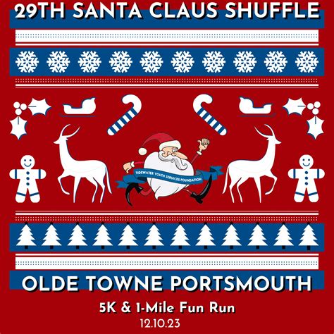 Santa Claus Shuffle 5K Race and 1 Mile Fun Run | Portsmouth VA