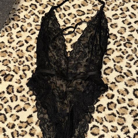 Lace Lingerie Body Suit Depop