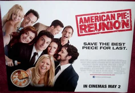 CINEMA POSTER: AMERICAN PIE REUNION 2012 (Main Quad) Jason Biggs Tara Reid £9.95 - PicClick UK