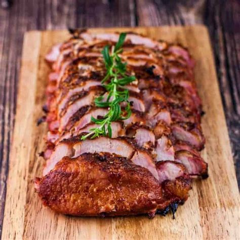 Tender Juicy Smoked Pork Loin Roast Winding Creek Ranch