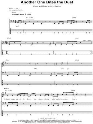 Bass Guitar Tab Sheet Music Downloads | Musicnotes.com