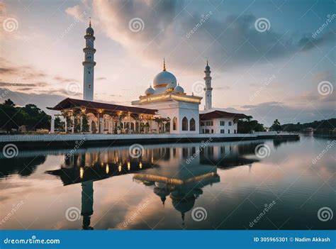 Terapung Tengah Floating Beautiful Mosque Masjid Tengku Malaysia Known