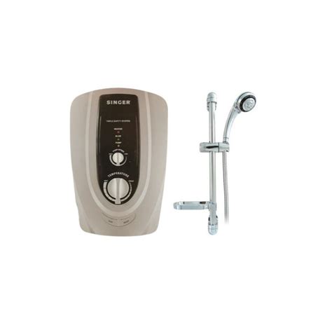 Singer Instant Hot Water Shower With Pump SWH448EP