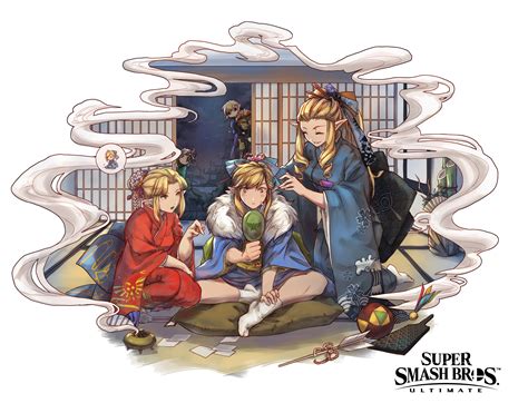 Ball Black Eyes Blonde Hair Blue Eyes Ct Wind Ganondorf Japanese Clothes Kimono Link Zelda