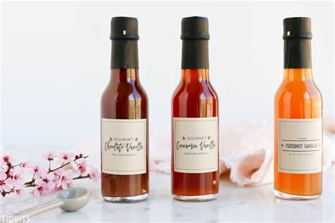 Gourmet Vanilla Extract Labels Free Printables Tidbits