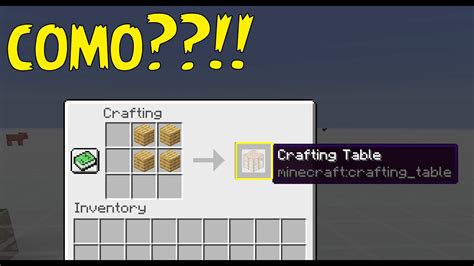 Como Craftear Una Mesa De Crafteo Youtube