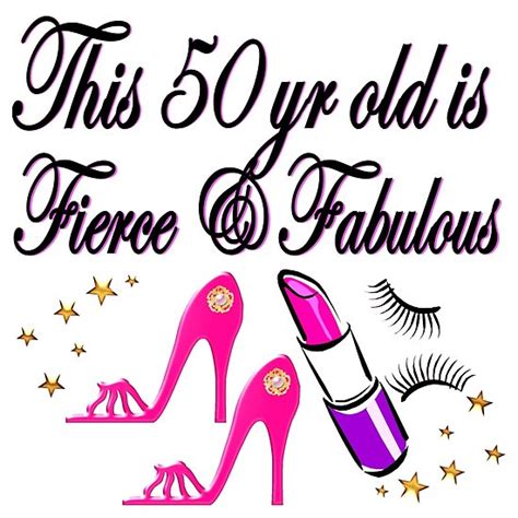 "PRETTY 50 FIERCE AND FABULOUS 50TH BIRTHDAY" Posters by JLPOriginals ...