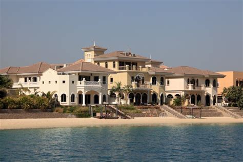 Beachside Villas in Dubai stock photo. Image of jumeirah - 23141950