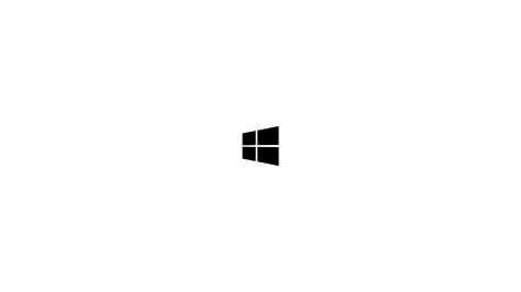 Black Logo White Background Windows 10 New Concept by ghufranmughal on ...