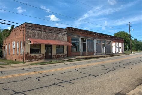 Main Street Storefronts Damascus Vanishing Georgia Photographs By