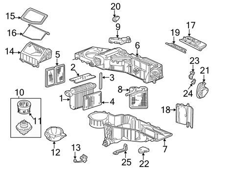 Suburban 2002 Chevy Heater Core Diagram