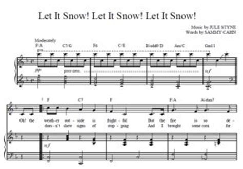 Let It Snow! Let It Snow! Let It Snow! - Frank Sinatra - sheet music ...