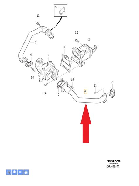 Rura EGR Volvo V90 S90 XC90 XC40 OE 32225133 32225133 za 553 50 zł z