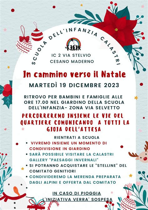 Natale 2023 Plesso Scuola DellInfanzia Calastri Notizie