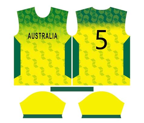 Premium Vector | Australia cricket team sports kid design or australia ...