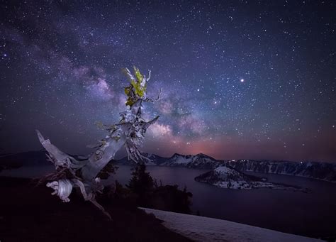 The Milky Way over Crater Lake National Park – Matt Shiffler Photography