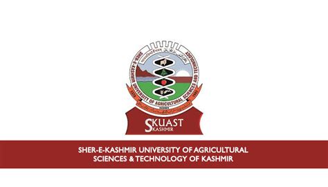 Sher E Kashmir University Of Agricultural Sciences And Technology Of Kashmir Invited Applications