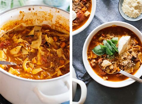 Vegane Lasagnesuppe Einfaches Rezept Schritt Für Schritt Zuckerandjagdwurst