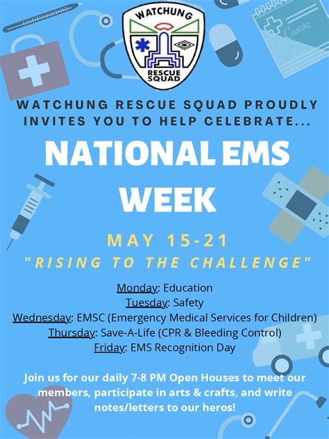 Watchung Nj National Ems Week Ems Recognition