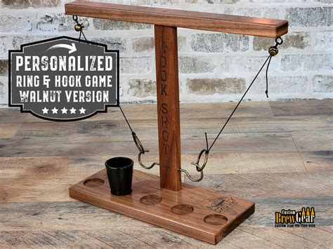 Personalized Ring And Hook Game Table Top Version Custom Brew Gear