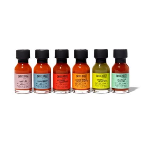Smokehouse By Thoughtfully Mini Gourmet Hot Sauce Sampler Gift Set Set Of 6 1 EACH Kroger
