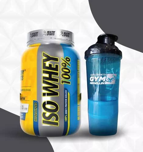 Iso Whey 2 Lbs Healthy Sports Proteína Hidrolizada Shaker Envío gratis