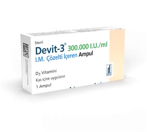 Devit 3 300 000 IU Ml D3 Vitamin 1 X Mega Muscle UK