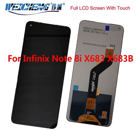 For Infinix Note 8i Lcd Display Screen Assembly Full Complete Glass