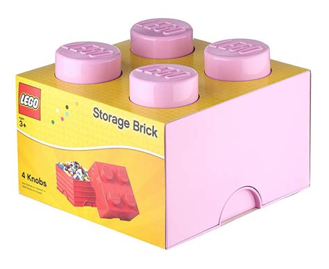 LEGO Rangements 40031738 Pas Cher Brique De Rangement Rose Poudre 4 Plots