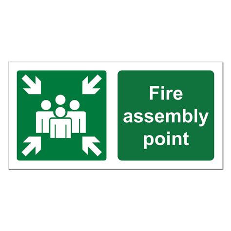 Fire Assembly Point Safety Sign Sg World