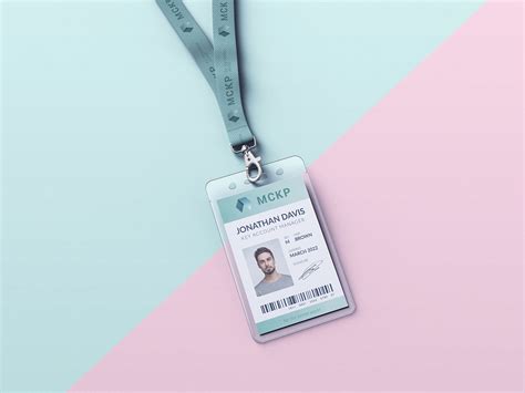 Lanyard Id Card Holder Mockup On Behance