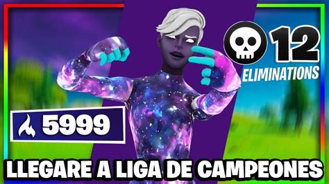 LLEGARÉ a LIGA DE CAMPEONES 6000 puntos en ARENA FORTNITE