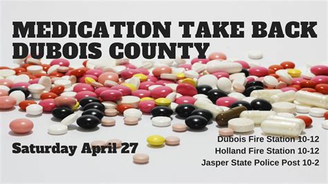 Spring Medication Take Back Day Saturday April 27