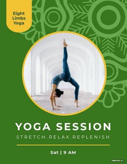 Yoga Flyer Template Word Free Nisma Info