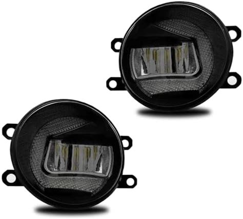 LED DRL Fog Lights Assembly Compatible With Toyota Venza Camry Corolla