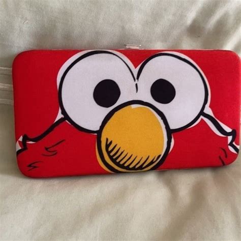 Sesame Street Red Elmo Face Wallet