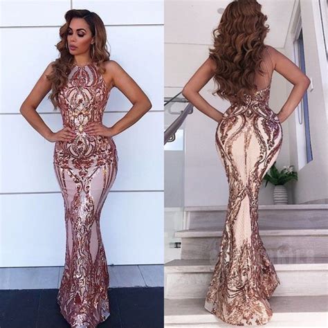 Rose Gold Mermaid Dress Dresses Images 2022